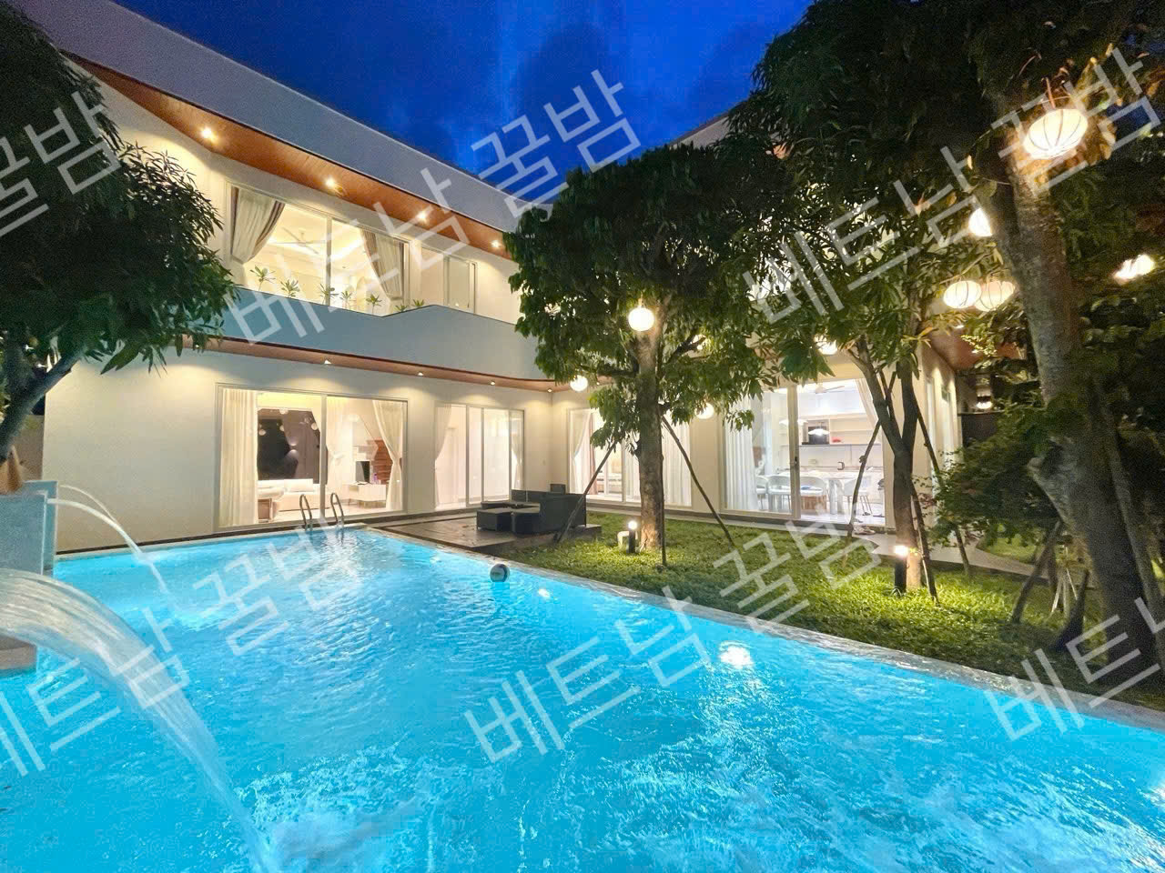 岘港泳池别墅室内 da nang pool villa