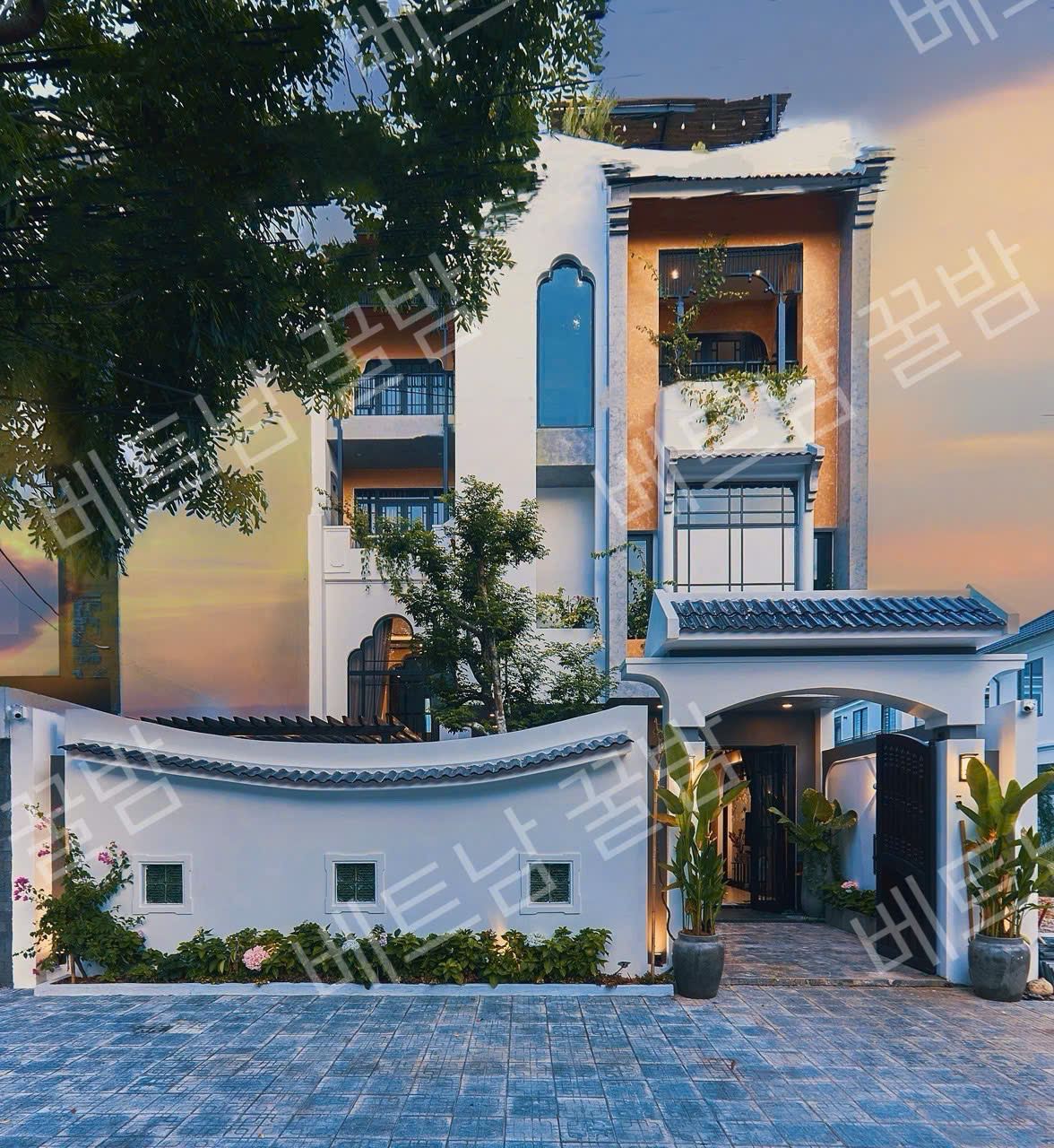 岘港泳池别墅内部照片 Da Nang Villa have pool